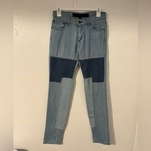 Surface to Air patchwork skinny jeans size 26